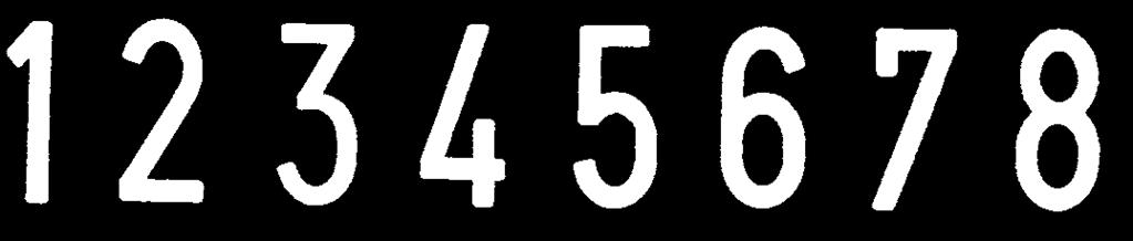 wysokości 3, 4, 5, 7, 9, 12, 15, 18 mm.