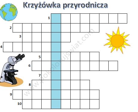 Rok Szkolny 2016/2017 1.Kierunek geograficzny odwrotny od północy 2.Zielony barwnik na liściach roślin 3.Kolorowe zjawisko na niebie-zazwyczaj tworzy się po opadach deszczu 4.