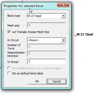 bloku (wskazanie nazwy regionu wciśnięcie spacji) oraz wybranie z menu rozwijanego Block Type odpowiedniej nazwy materiału (rys. 17).