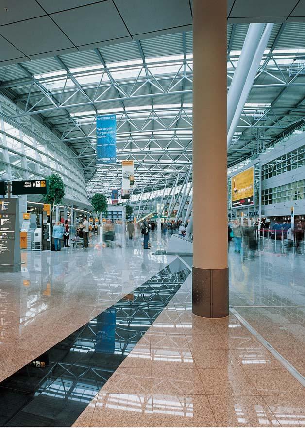 DÙSSELDORF INTERNATIONAL AIRPORT Dısseldorf NIEMCY H40 FLOTEX Profesjonalny, jednoskładnikowy klej zgodny z technologią SAS, o dużej wytrzymałości do tzw.