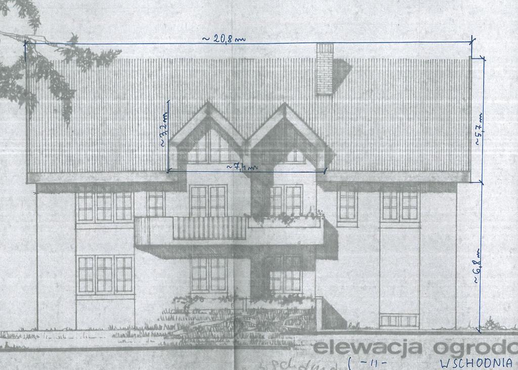2.2 Widoki elewacji budynku plebanii Parafii