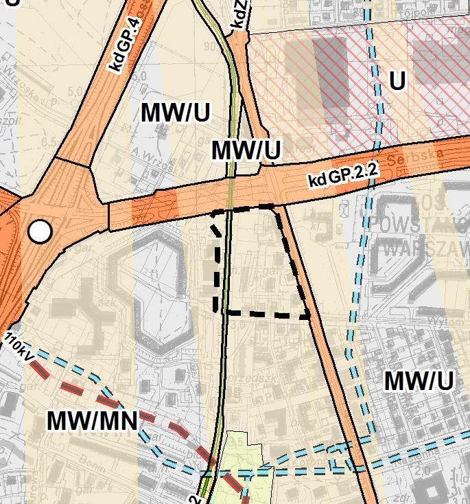 Studium uwarunkowań i kierunków zagospodarowania przestrzennego Miasta Poznania Tereny przeznaczone pod zabudowę oznaczone symbolem MW/MN tereny zabudowy mieszkaniowej wielorodzinnej z enklawami