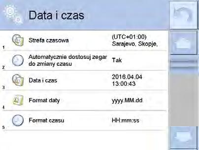 yy/mm/dd, yy-mm-dd, yyyy-m-dd, yyyy.mm.dd, yyyy-mm-dd. Format czasu HH:mm:ss ** Wybór formatu czasu. Dostępne wartości: H.mm.ss, H:mm:ss, H-mm-ss, HH.mm.ss, HH:mm:ss, HHmm-ss, H.mm.ss tt, H:mm:ss tt, H-mm-ss tt, HH.
