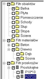 Autodesk Concrete Building Structures 2009 - Podręcznik użytkownika strona: 31 W programie dostępne są następujące tryby selekcji (ich uruchomienie odbywa się poprzez naciśnięcie odpowiedniego