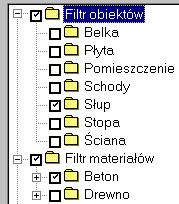 strona: 32 Autodesk Concrete Building Structures 2009 - Podręcznik użytkownika nacisnąć klawisz Selekcja (+); do zaznaczonych wcześniej belek drewnianych zostały dodane wszystkie słupy betonowe. 4.9. Prezentacja modelu na ekranie (widoki itp.