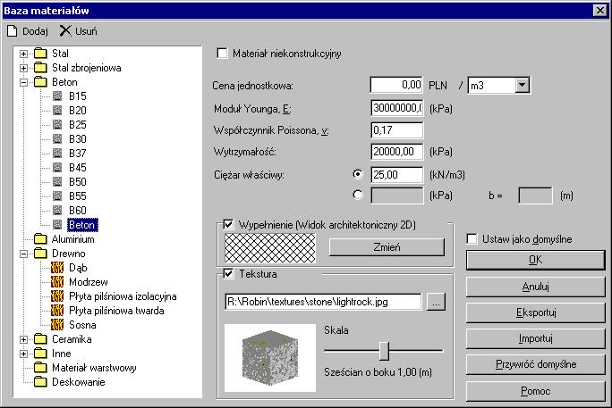 strona: 82 Autodesk Concrete Building Structures 2009 - Podręcznik użytkownika wpisać: szer30wys80 nacisnąć klawisz Enter. 5.32.