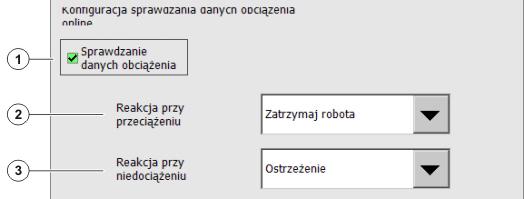 4. Nacisnąć Zapisz. 5.8.5 Sprawdzanie danych obciążenia online Konfiguracja OLDC można skonfigurować w następujących miejscach: Przy ręcznym wprowadzaniu danych narzędzia (>>> 5.7.1.
