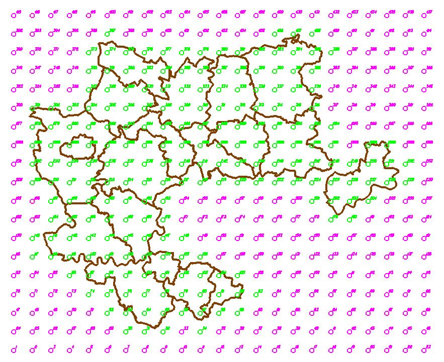 . Ustlee rodzju stop welomu trsformującego mędz ukłdm 1965 000 obszrze powtu krkowskego orz ULK 000 obszrze Skw Do ustle rodzju stop welomu trsformującego wkorzsto wgeerową testową stkę 47 puktów o