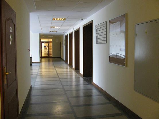 Zadanie 1.8. W roku 2008 wyremontowano pomieszczenia biurowe w budynku Starostwa Powiatowego w Poznaniu, ul. Jackowskiego 18. Prace finansowano z budżetu powiatu, koszt 358 000,00 zł.