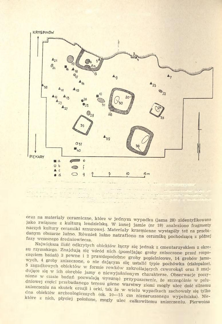 130 KAZIMIERZ GODŁOWSKI Ryc. 1. Kryspinów, pow. Kraków, stanowisko 2.