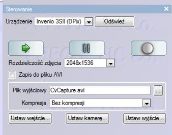 W prawym panelu należy kliknąd w okno Urządzenie i wybrad Invenio 3SII.