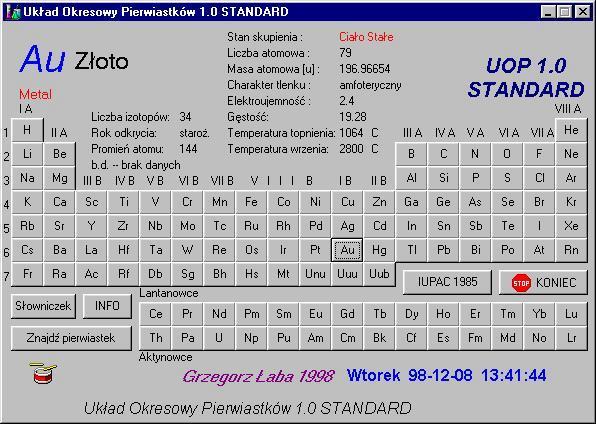 13 14 Liczba atomowa ymbol chemiczny topnie utlenienia truktura elektronowa 16-2; 2; 4; 6 Ne 3s 2 3p 4 32,066 112,8 444,67 2,4 Względna masa atomowa Temperatura topnienia Temperatura wrzenia