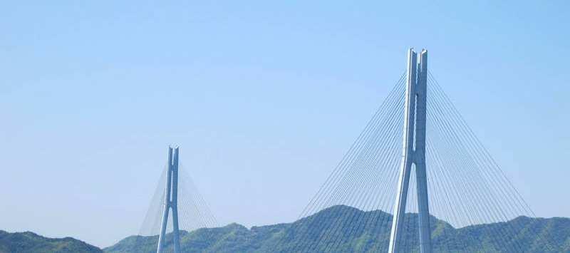 NAJDŁUŻSZE MOSTY WANTOWE Most Tatara- znajduje się w prefekturach Hiroshima i Ehime w Japonii - zbudowany z dwoma