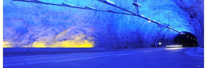 NAJDŁUŻSZE TUNELE NA ŚWIECIE Lærdal najdłuższy tunel znajduje