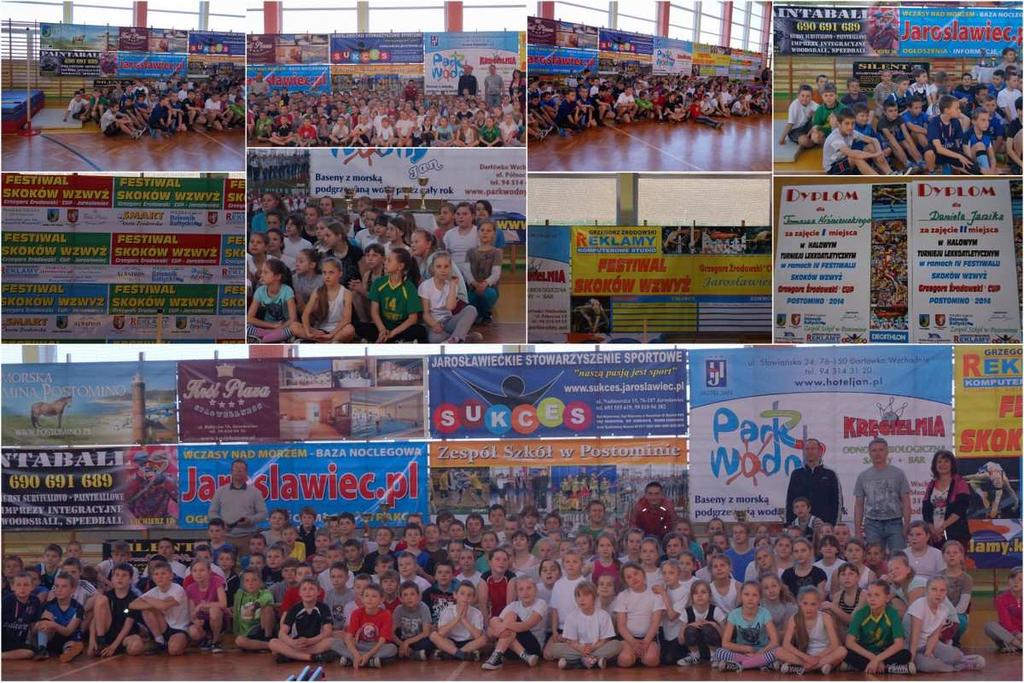 Str. 11 Sportowe rewelacje - skoki wzwyŝ W Zespole Szkół w Postominie rozegrano IV Festiwal Skoków WzwyŜ Grzegorz środowski Cup 2014. Zaprezentowało się ponad 200 zawodników.