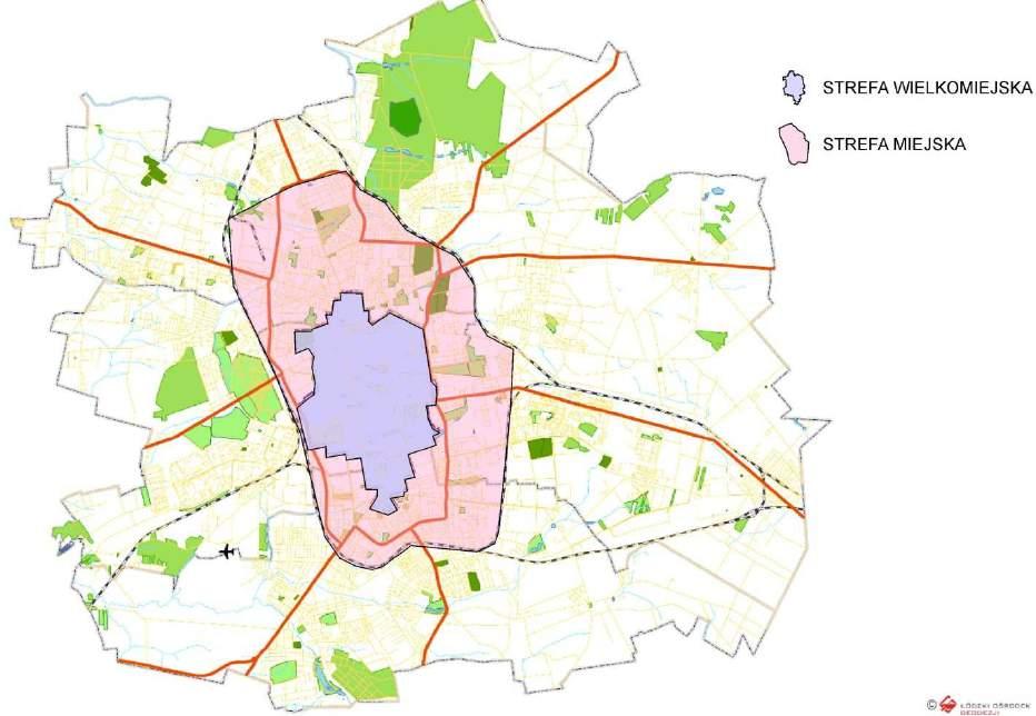unikatowy układ przestrzenny w obrębie Strefy Wielkomiejskiej Łodzi, wyznaczonej w oparciu o obszar kwartałowej zabudowy kamienicznej, zespołów pofabrycznych, parków i ogrodów (śródmieście w szerokim