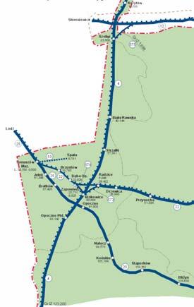 Linia CMK pierwszy system ETCS w Polsce (1/2) Podpisanie kontraktu: sierpień 2009r Długość linii: 225 km Liczba stacji: 13 Jedna z głównych linii magistralnych