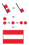 Znaki żeglugowe dzielą się na kilka grup. Podstawowe znaki żeglugowe: 1) Znaki zakazu 2) Znaki nakazu 3) Znaki ograniczenia 4) Znaki zalecenia 5) Znaki informacyjne ZNAKI ŻEGLUGOWE ZAKAZU A.