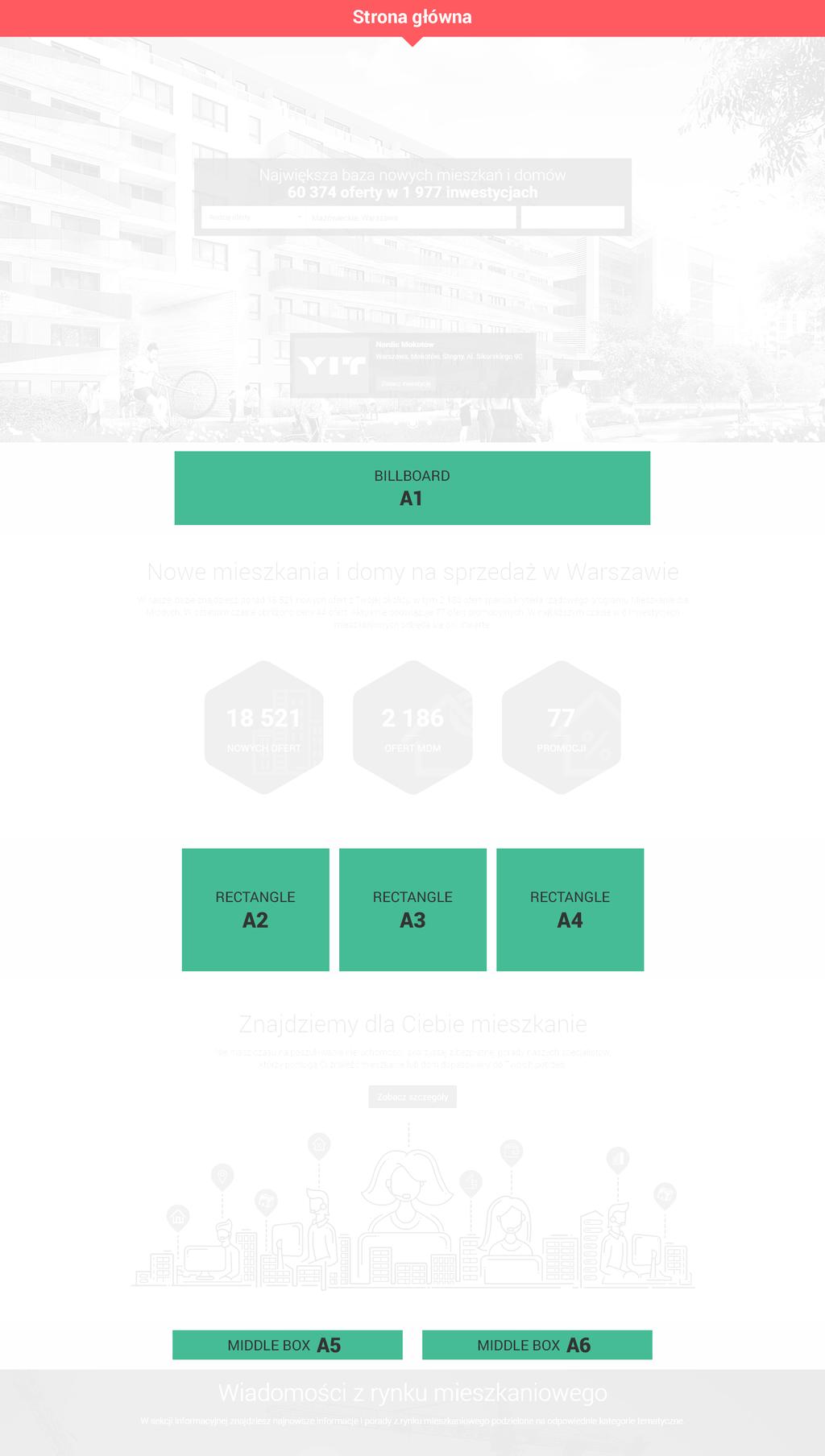 Strona główna - wersja klasyczna BILLBOARD 1 Najbardziej widoczna reklama na stronie głównej, gwarantująca znaczne zwiększenie zainteresowania prezentowanymi treściami.