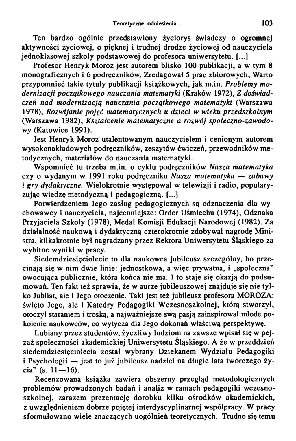 Teoretyczne odniesienia.