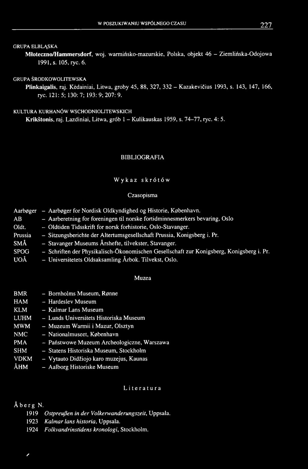 KULTURA KURHANÓW WSCHODNIOLITEWSKICH Krikśtonis, raj. Lazdiniai, Litwa, grób 1 - Kulikauskas 1959, s. 74-77, ryc. 4: 5.