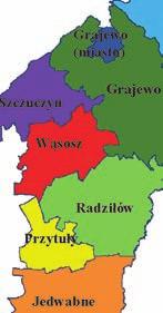 Łącznie obszar LGD wynosi 1 386 km2 co stanowi 6,9% powierzchni województwa podlaskiego, którego powierzchnia wynosi 20 187 km².