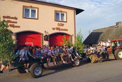 Szczególnie muzykalni członkowie OSP Wąsosz tworzą