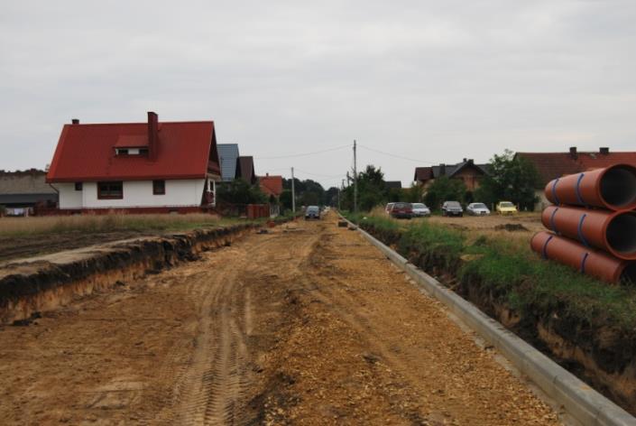 Budowa kanalizacji sanitarnej w miejscowości Zborowskie z odprowadzeniem ścieków na