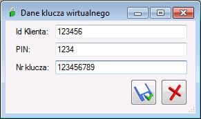 W poszczególnych polach należy wpisać odpowiednie dane, które otrzymaliśmy np. z działu Logistyki Comarch ERP. Wprowadzone informacje zapisujemy przyciskiem.