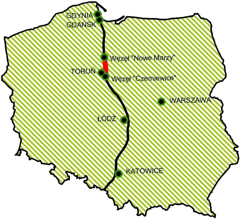 2. Charakterystyka obszaru Autostrady A1 