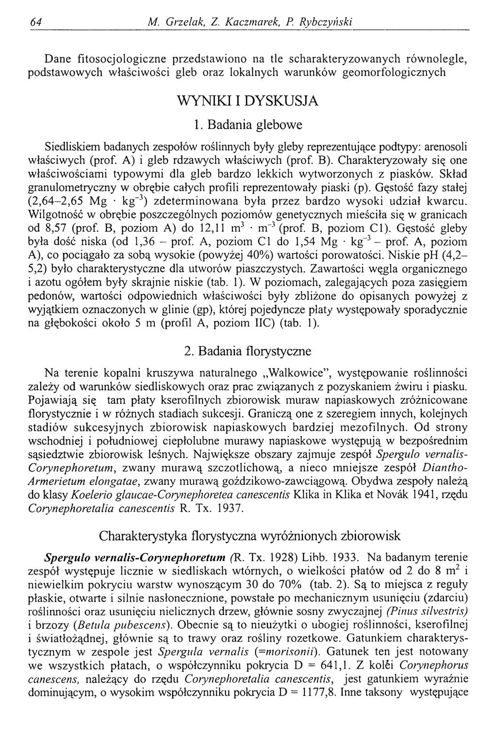 64 M. Grzelak, Z. Kaczmarek, P.