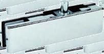 14.D - górny zawias drzwi szklanych - max szerokość drzwi 900mm - max ciężar tafli 45 kg PTS.01.14.G - dolny zawias drzwi szklanych - max szerokość drzwi 900mm - max ciężar tafli 45 kg PTS.