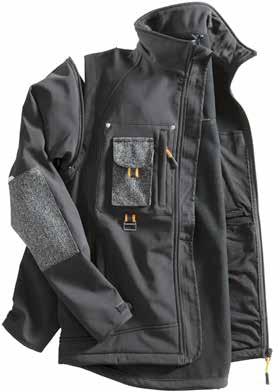 SWOBODNY WYGLĄD Kurtka soft shell "2 w 1" Extreme Funkcja: nie absorbuje wody, materiał
