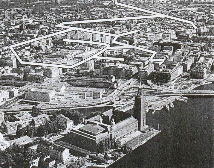 Centralny układ chłodzenia w Sztokholmie /rejon Globen: obiekt sportowy i centrum handlowe/ Charakterystyka