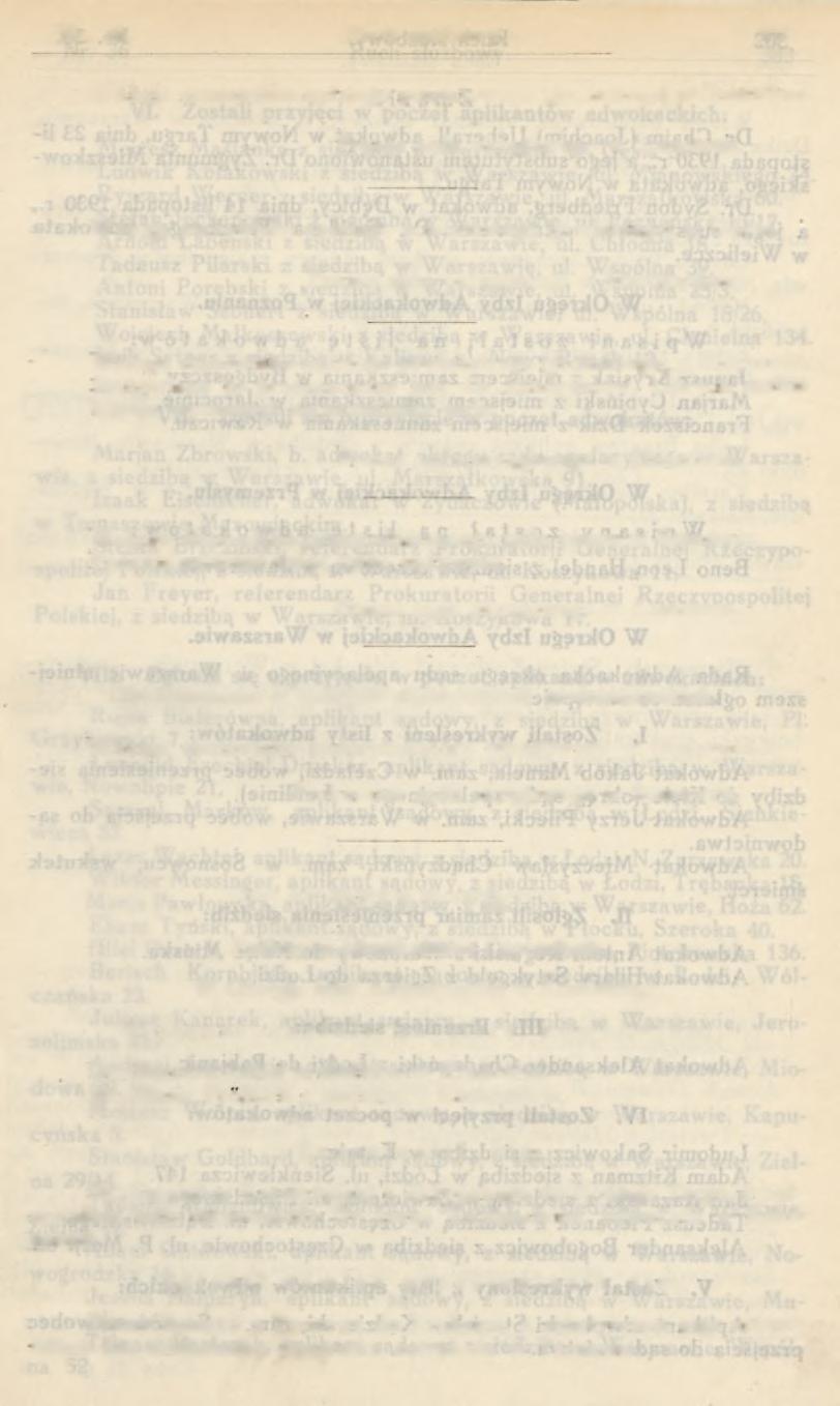 W akuje stanowisko sędziego pow iatow ego (grodzkiego) w Sosnowcu. Prezes sa.du okręgow ego w Sosnowcu. W akuje stanowdsko sędziego pow iatow ego (grodzkiego) w Gdyni.