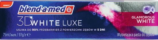 Colgate, Blenda-Med, Max White, pasta do zębów, Crystal Mint, DW Luxe Glamorous, pasta do zębów, 75 ml 8 7 11 10 = 8, zł =
