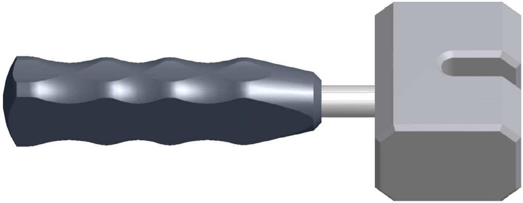 Młotek 1,2 Kg Hammer 1,2 kg 790512 Gwoźdź prowadzący Ø2,5/M2,5X380mm Guide wire Ø2,5/M2,5X380mm 750044