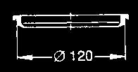 U ywana dla p ytek o gruboêci 4 22 mm VE / 37 4 Ø08 Ø09