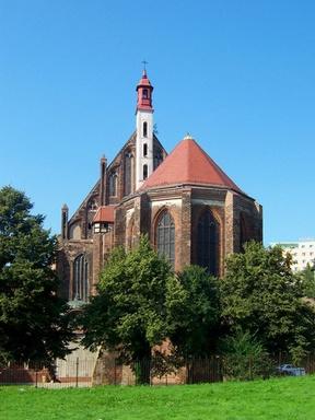 Kościół Najświętszego Serca Jezusa Dawny kościół ewangelicki (1913-1919).