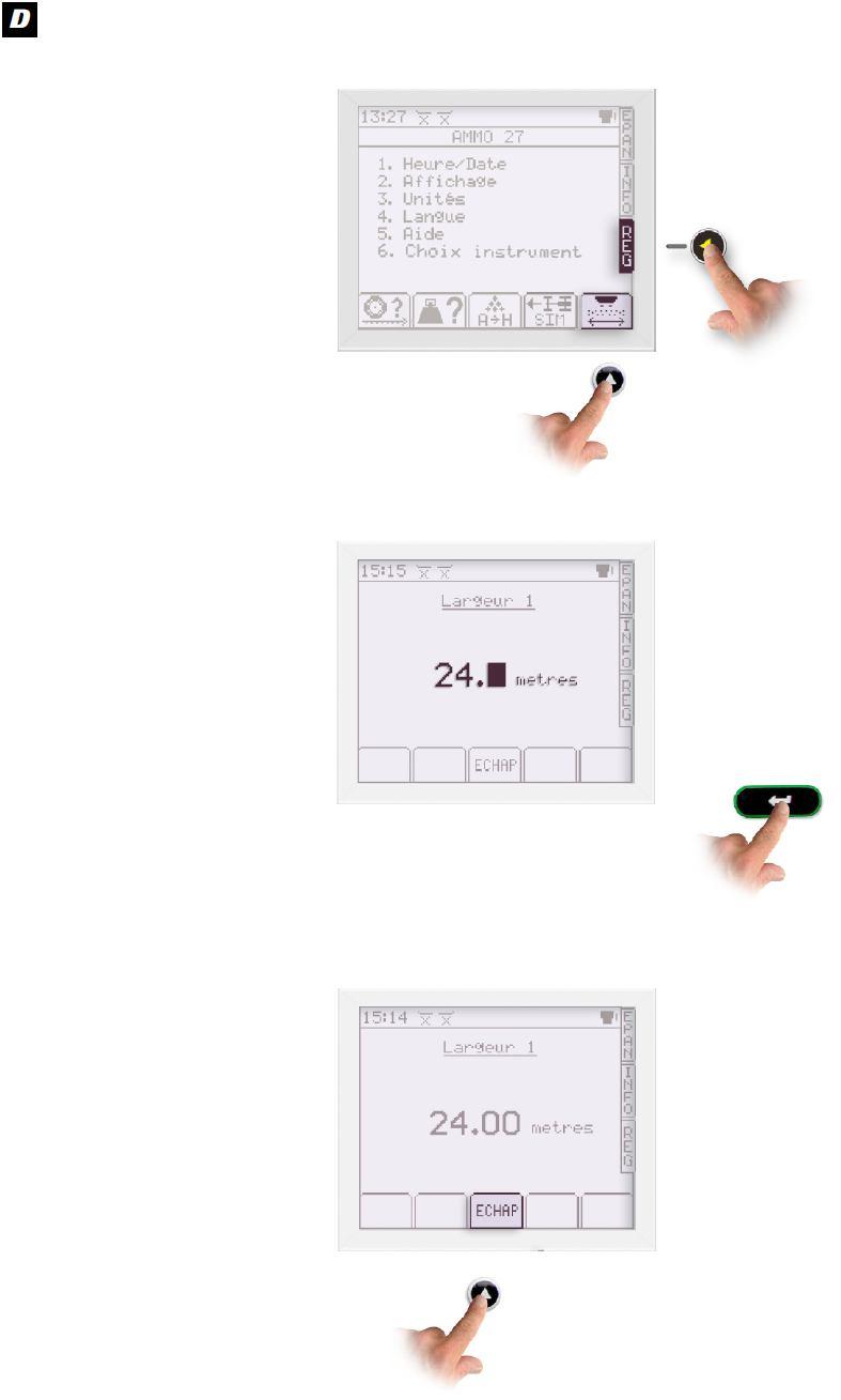 Programowanie. 1. Heure/Date = Godzina/Data 2. Affichage = Wyświetlanie 3. Unites = Jednostki 4.