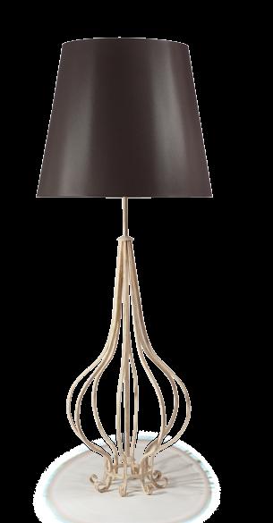 S E R I A L A M P C L A S S I C 1 2 7 Królowa wśród lamp De FERR. Klasyczna lampa o wysokości prawie 170 cm na podstawie wykonanej z wygiętych profili połączonych ze sobą w doskonałą całość.