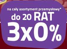 Oferta dotyczy całego asortymentu przemysłowego z wyjątkiem: tekstyliów, butów, chemii gospodarczej, artykułów kuchennych, akcesoriów piśmiennych i książek oraz artykułów