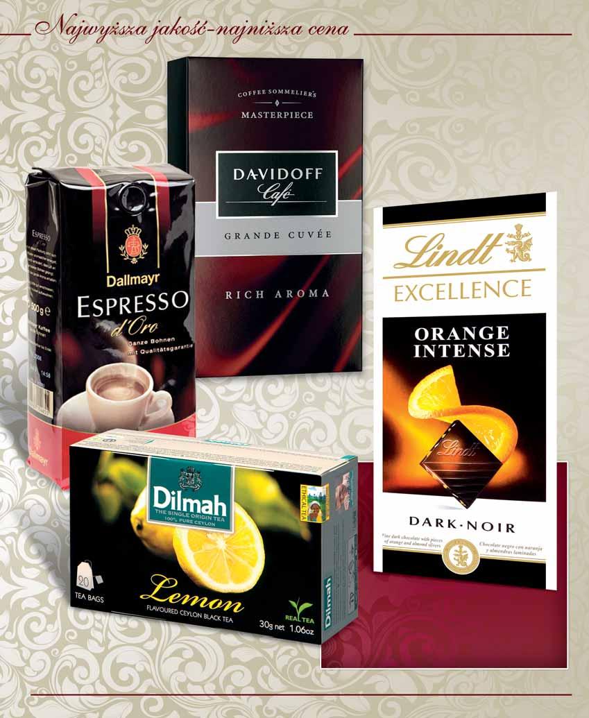 KAWA ZIARNISTA DALLMAYR CREMA, ESPRESSO D ORO 500 G sprzedaż po 1 szt. 79918769, 80088784 29. 99 1 szt. z VAT 36.89 14 KAWA MIELONA DAVIDOFF 250 G Fine, Rich, Espresso sprzedaż po 1 szt.