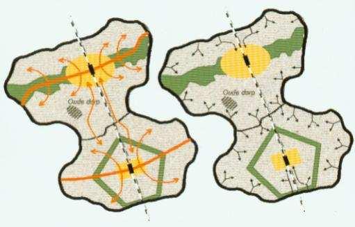 szerokości - obecnie strefa 30km/h Houten (Holandia) schemat obsługi