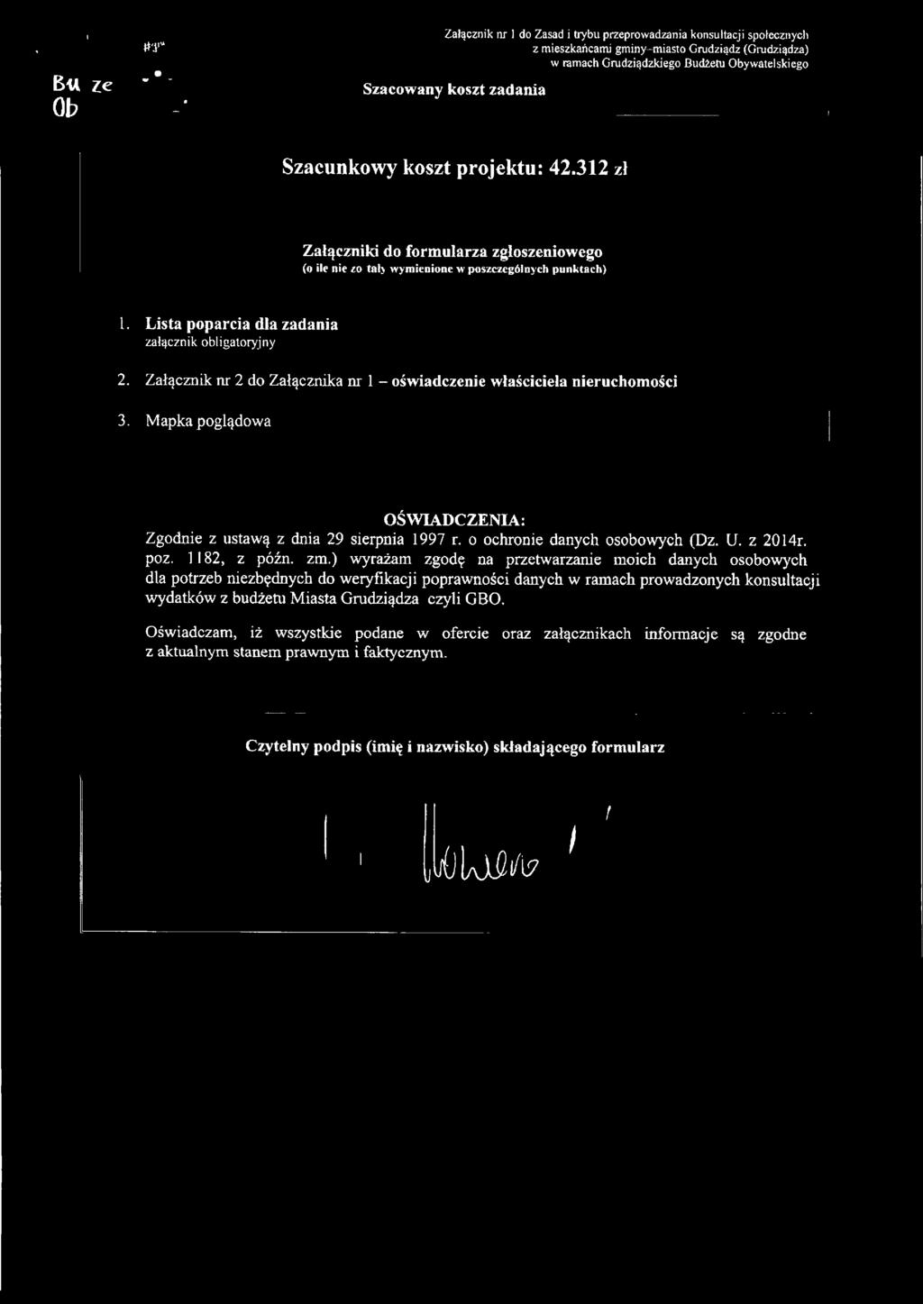 Mapka pglądwa OŚWADCZENA: Zgdnie z ustawą z dnia 29 sierpnia 1997 r. chrnie danych sbwych (Dz. U. z 20 l 4r. pz. 1182, z późn. zm.