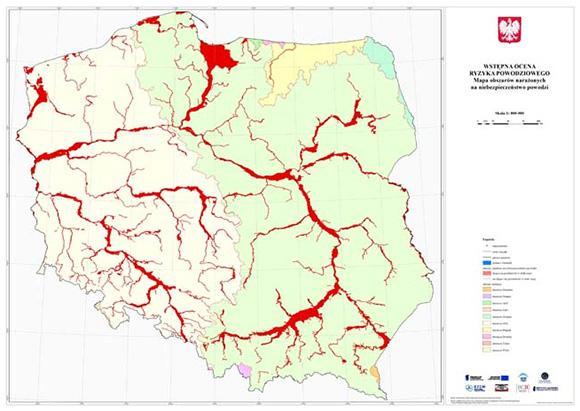 Overview map areas under development in the project