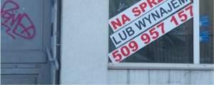 wystawione do wynajmu, prawdopodobnie