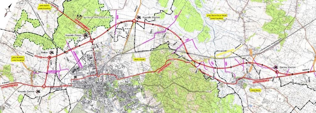 W ramach inwestycji powstanie również odcinek drogi S11 od istniejącej DK nr 6 (węzeł Koszalin Zachód) do obwodnicy Koszalina i Sianowa (węzeł Bielice).