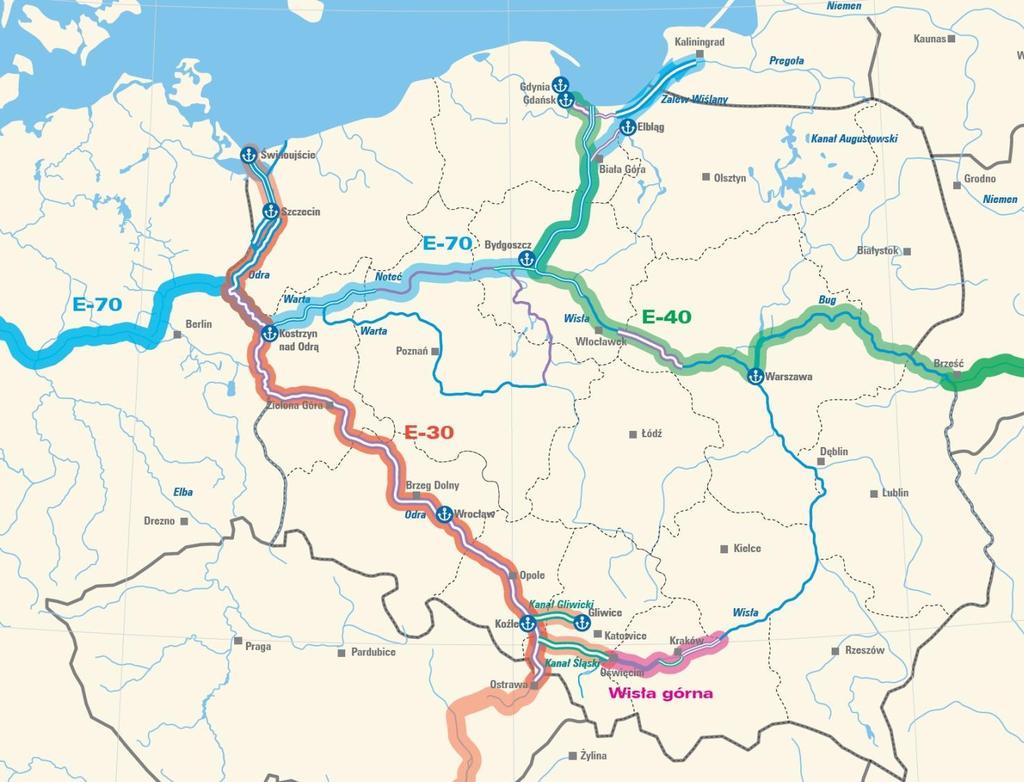 Priorytet IV. Rozwój partnerstwa i współpracy na rzecz śródlądowych dróg wodnych IV.1. Wdrożenie systemu usług informacji rzecznej (RIS) IV.2.