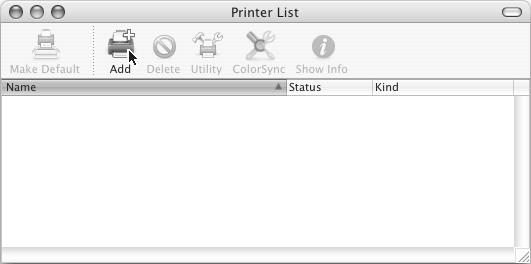 .8, kliknij dwukrotnie folder [Utilities] a następnie kliknij dwukrotnie ikonę [Print Center].